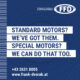 Standard motors? We’ve got them. Special motors? We can do that too.